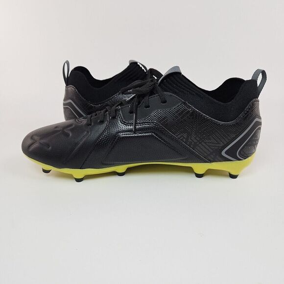 Umbro Tocco II Premier FG Soccer Cleats Black Yellow Grey Men's Size 9.5 New - Picture 5 of 7